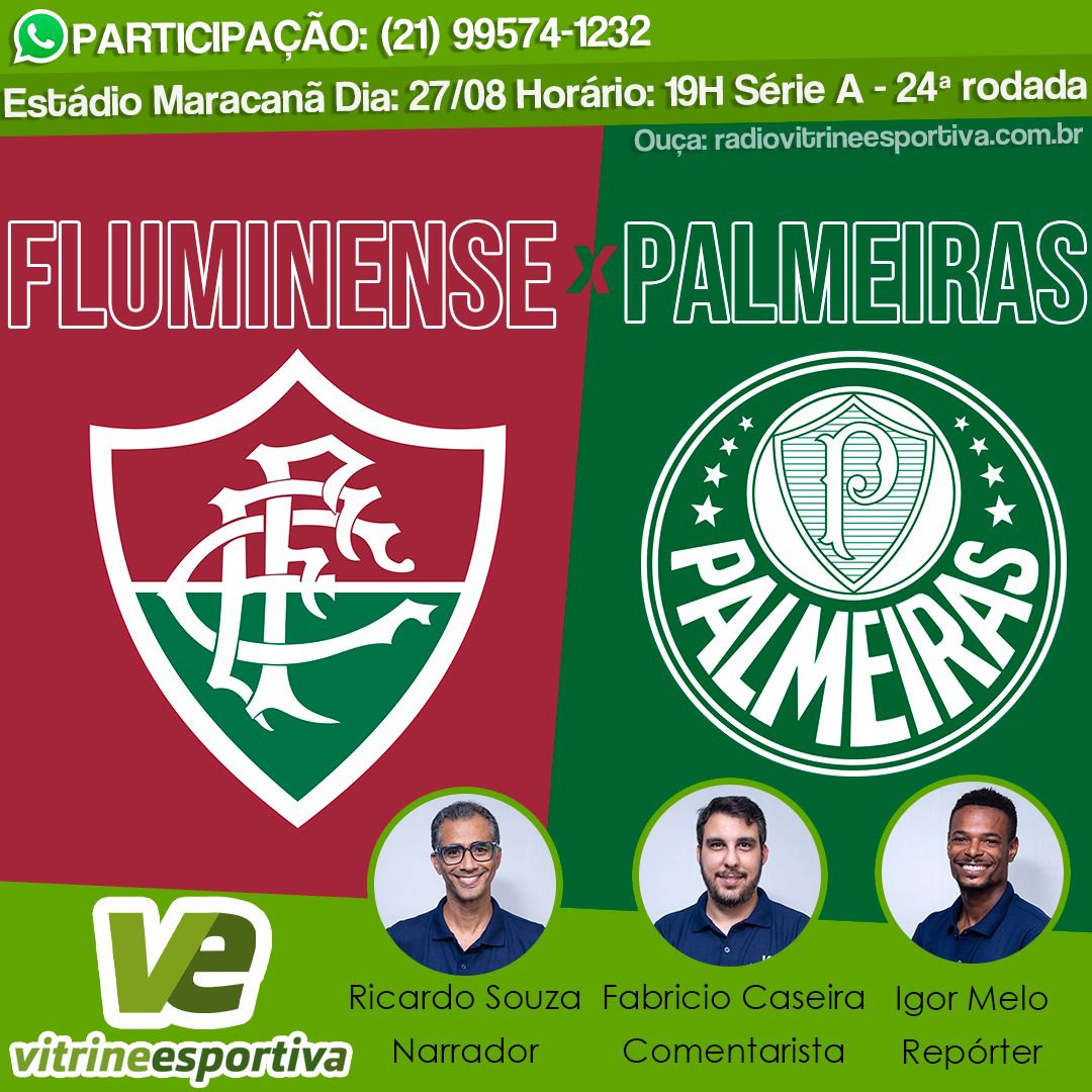BRASILEIRÃO – FLUMINENSE X PALMEIRAS