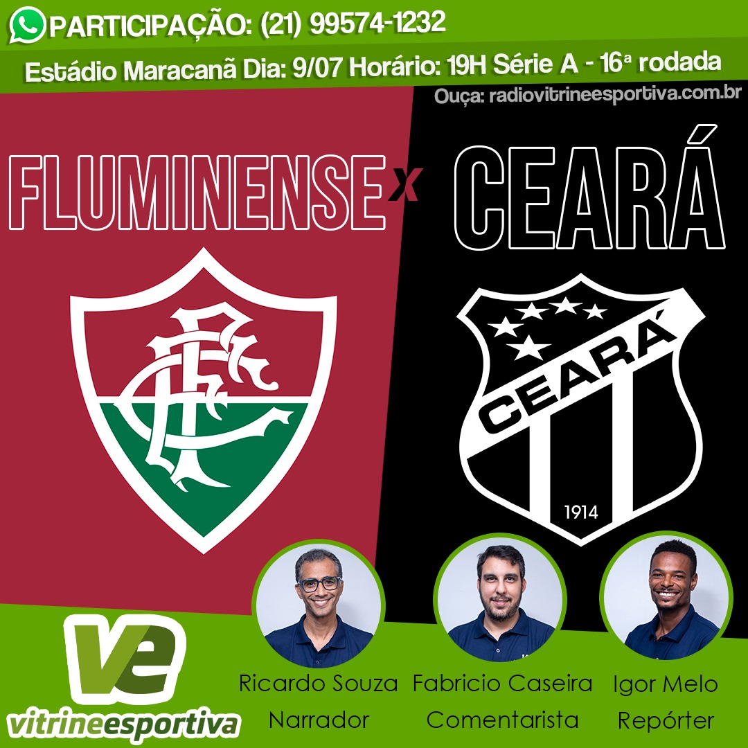 BRASILEIRÃO 2022 – FLUMINENSE X CEARÁ