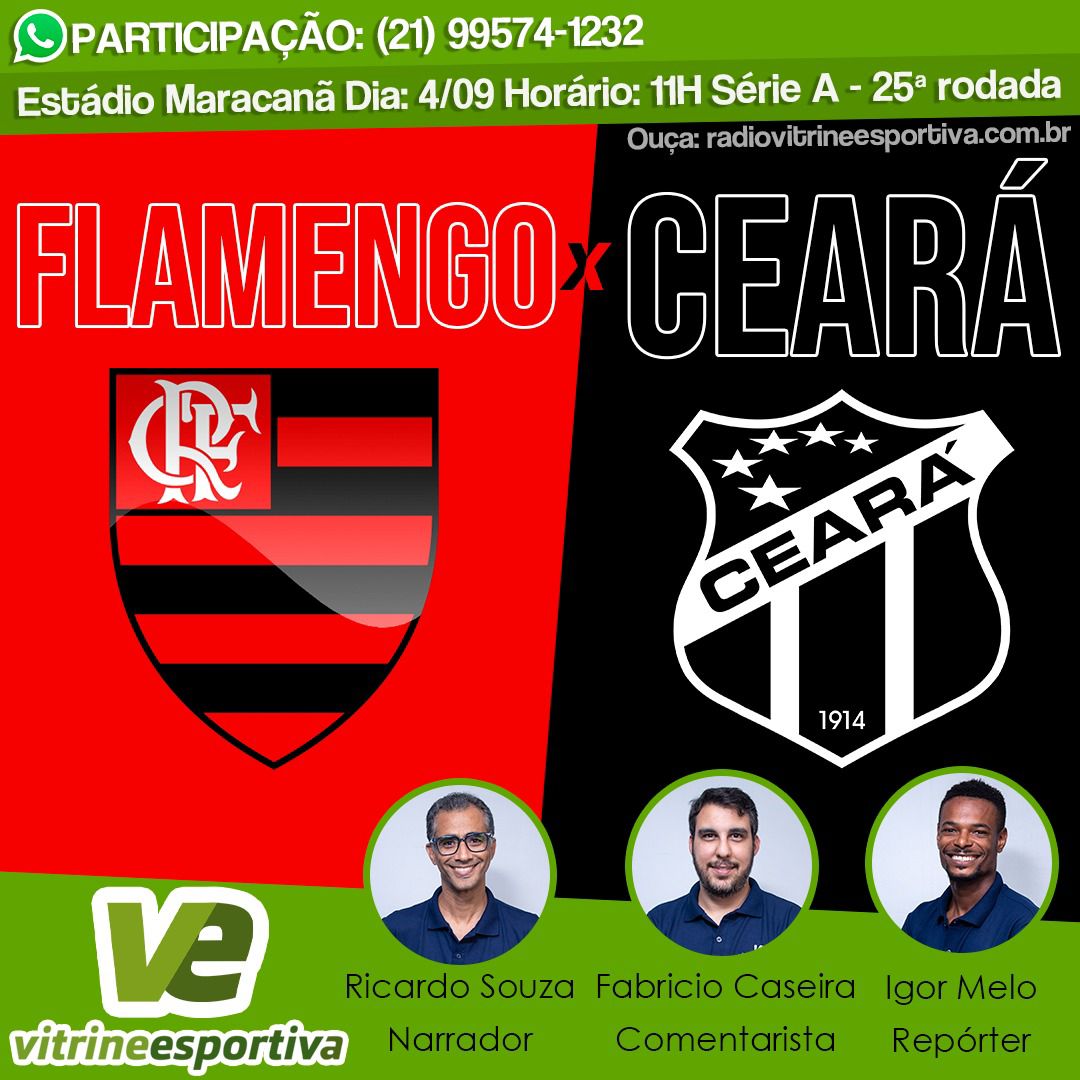 BRASILEIRÃO – FLAMENGO X CEARÁ