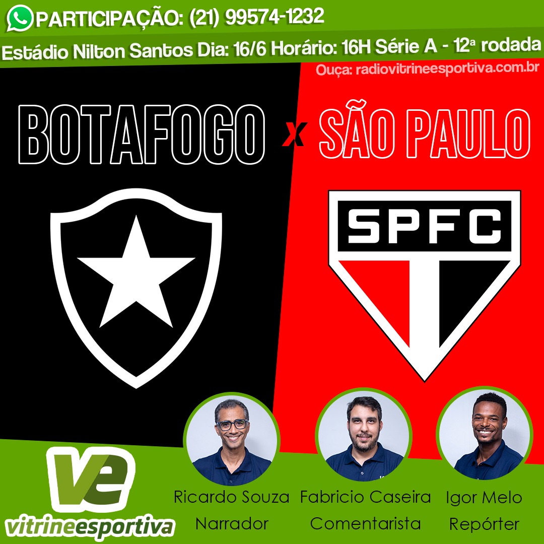 BRASILEIRÃO - 2022 - BOTAFOGO X SÃO PAULO